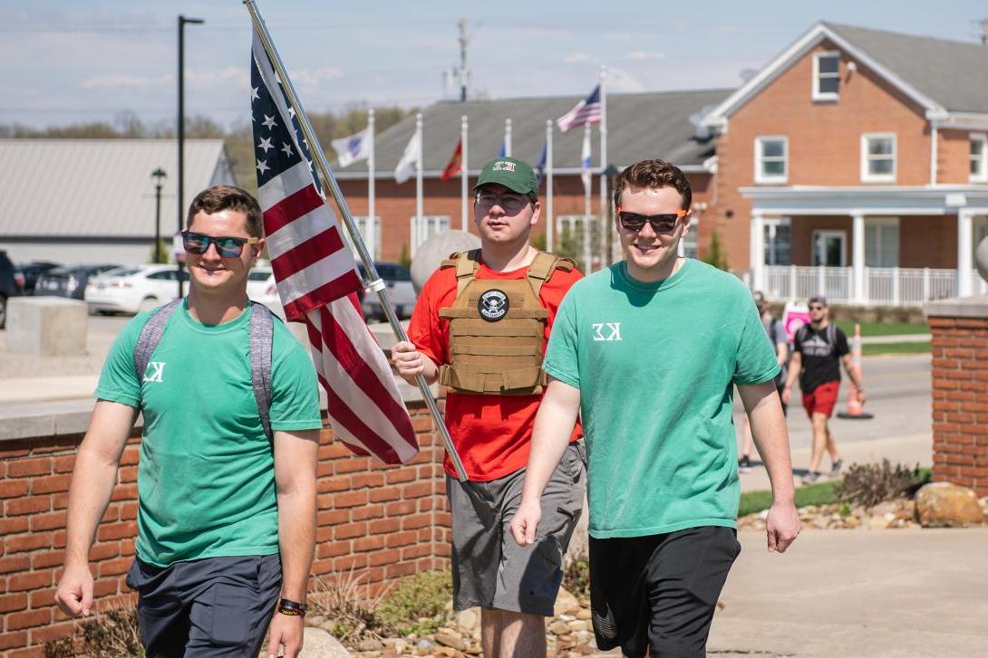 Kappa Sigma Mile in A Soldier's Shoes