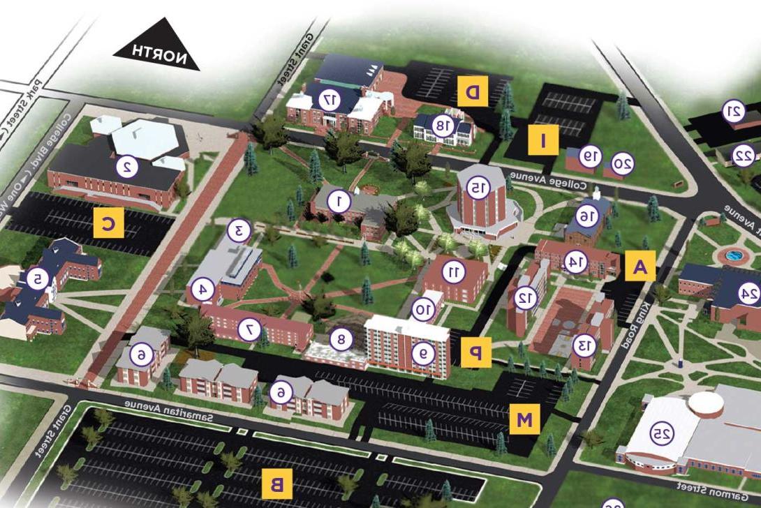 AU Campus Map